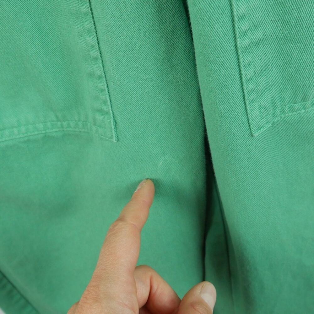 BIG BUD PRESS Short Sleeve Cotton Twill Jumpsuit Light Green USA XS Utility Work - Picture 8 of 10
